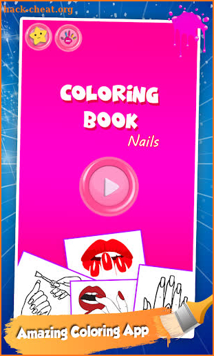 Nails Coloring Book For Girls screenshot