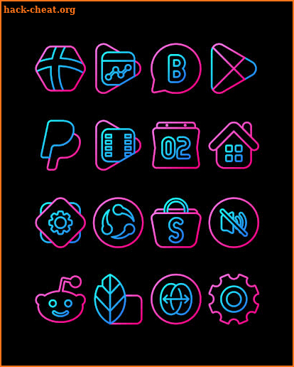 Nambula Bubblegum - Lines Icon Pack screenshot