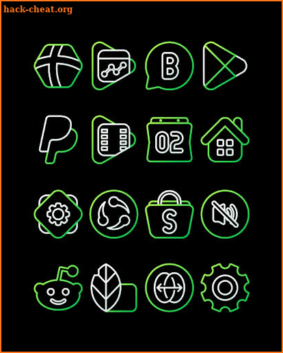 Nambula Green - Lines Icon Pack screenshot