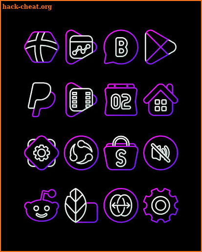 Nambula Purple - Lines Icon Pack screenshot