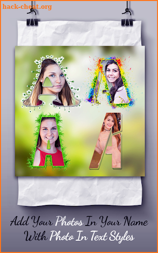 Name & Photo Art Editor screenshot