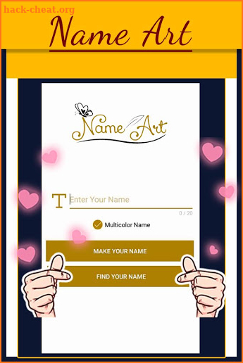 Name Art Maker - Calligraphy Name Maker screenshot