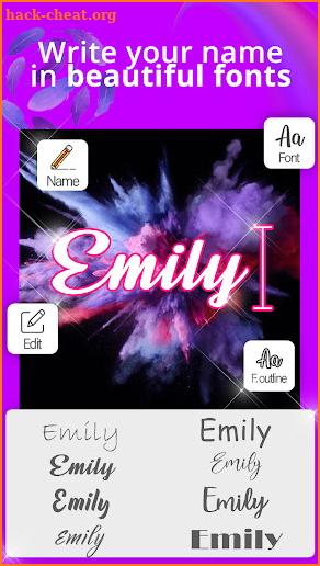 Name Art Photo Editor screenshot