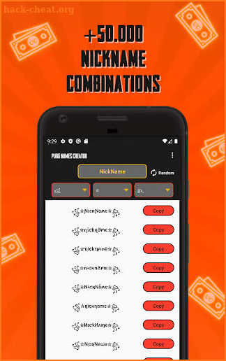 Name Creator for PU/BG - Free UC & Nicknames screenshot