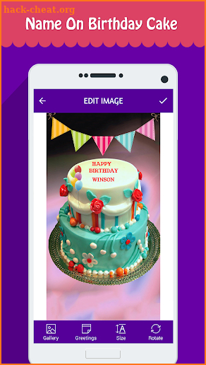 Name On Birthday Cake screenshot