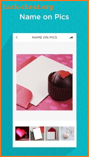 Name on Pics screenshot