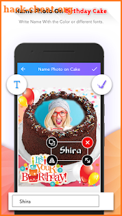 Name Photo On Birthday Cake screenshot