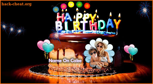 Name Photo On Birthday Cake screenshot