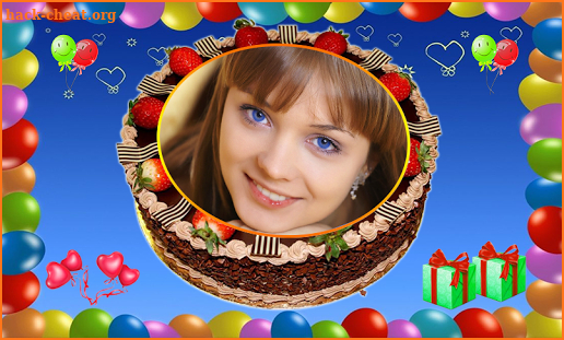 Name Photo on Birthday Cake – Love Frames Editor screenshot