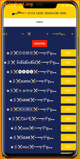 Name Style Creator For Free Fire- Nickname Gamers screenshot