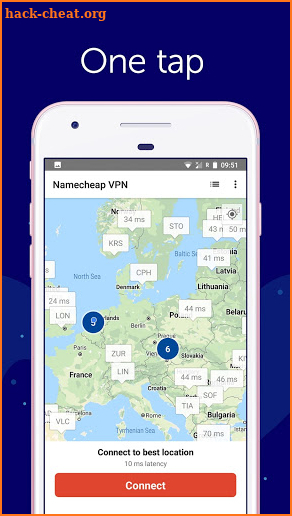 Namecheap VPN screenshot