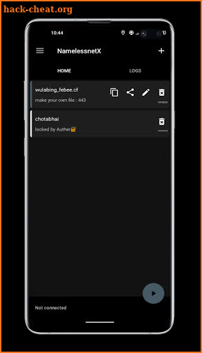 NamelessnetX screenshot