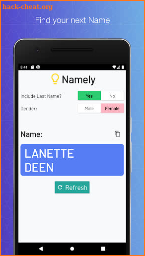 Namely - Name Generator and Ideas screenshot