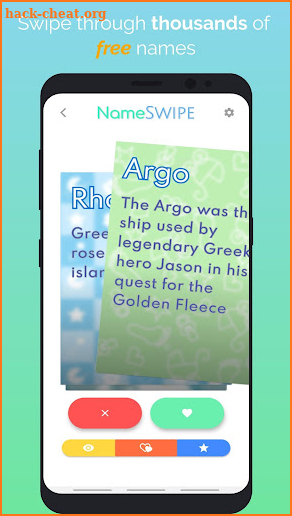 NameSwipe - Beautiful Baby Names screenshot