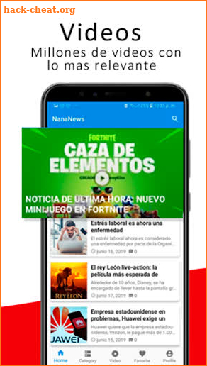 NanaNews - Las mejores noticias screenshot