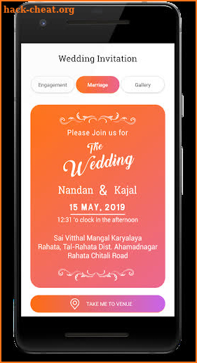 Nandan Kajal Wedding screenshot