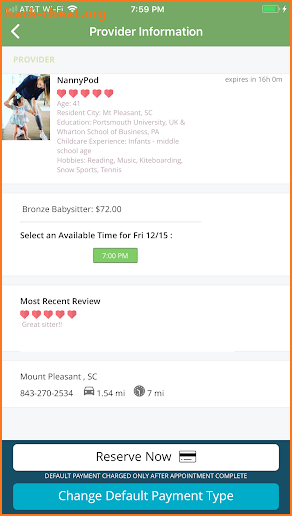 NannyPod : Sitters Nannies Infant Care On-demand screenshot