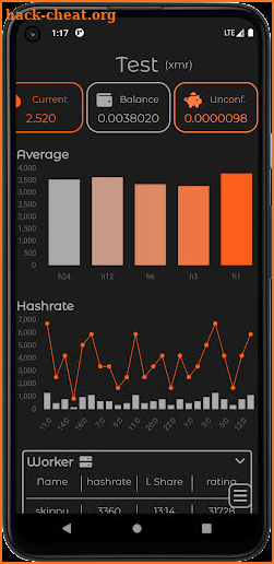 NanoPool screenshot