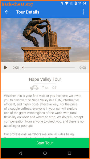 Napa Valley Tour screenshot