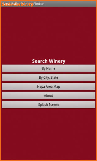 Napa Valley Winery for Tablets screenshot