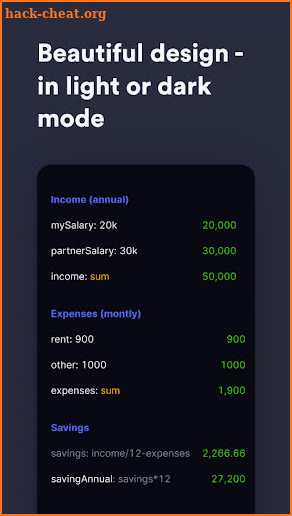 Napkin Calculator and Notepad screenshot