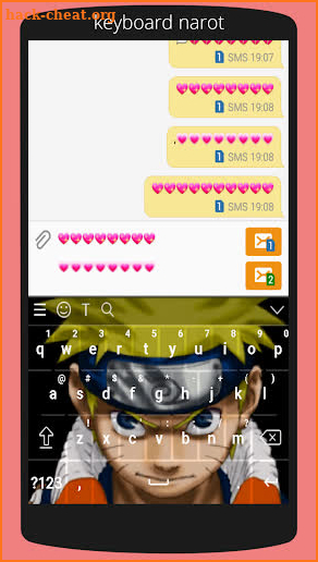 Naruto Keyboard Emoji screenshot