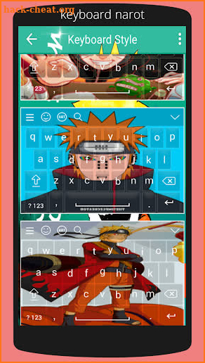 Naruto Keyboard Emoji screenshot