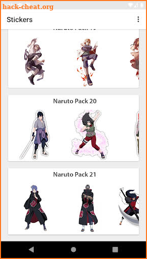 Naruto on WhatsApp, WastickerApps Anime Stickers screenshot