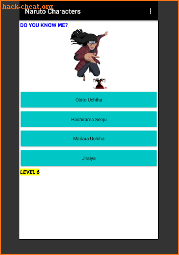 NARUTO QUIZ screenshot