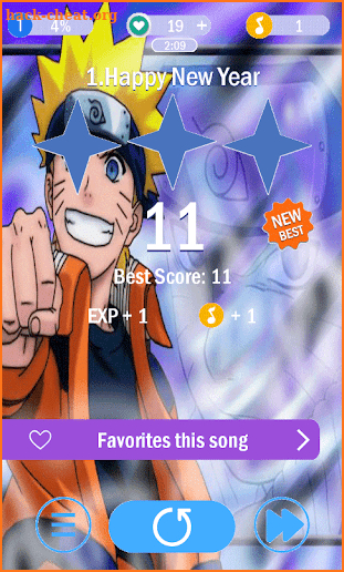 Naruto Shippuden Piano Tiles screenshot