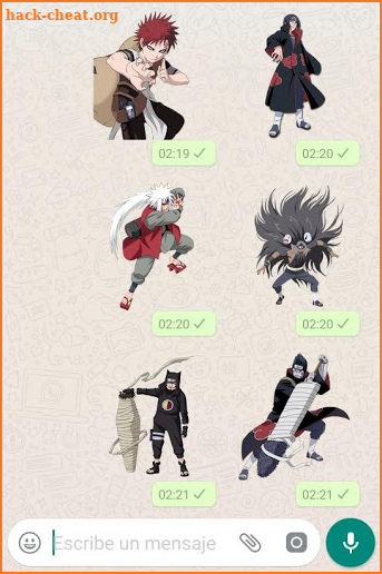 Naruto stickers for WhatsApp screenshot