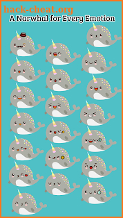 Narwhal Stickers for Gboard screenshot