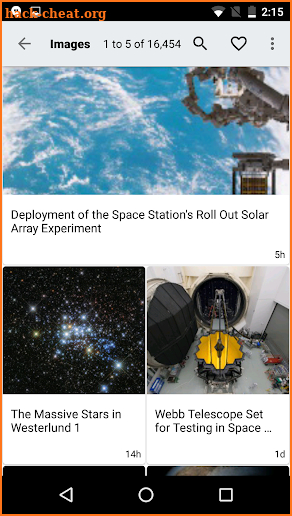 NASA screenshot