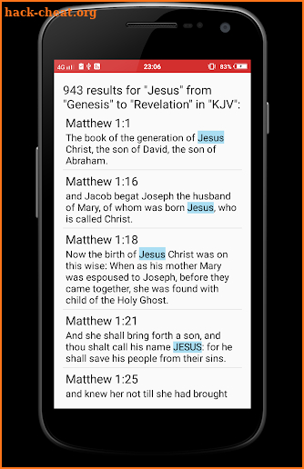 NASB Bible Offline free screenshot