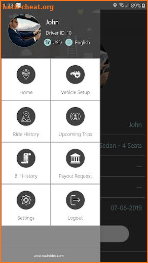 NashRides Driver screenshot