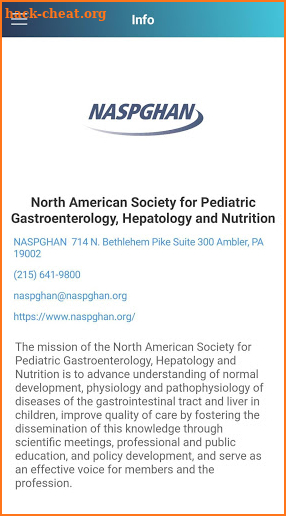 NASPGHAN screenshot