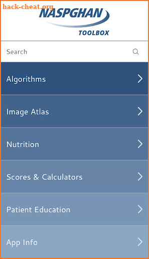 NASPGHAN toolbox screenshot