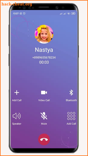 Nastya call you and Chat Simulator Prank screenshot