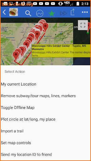 Natchez Trace Tour Maps Aligned Offline - v2 screenshot