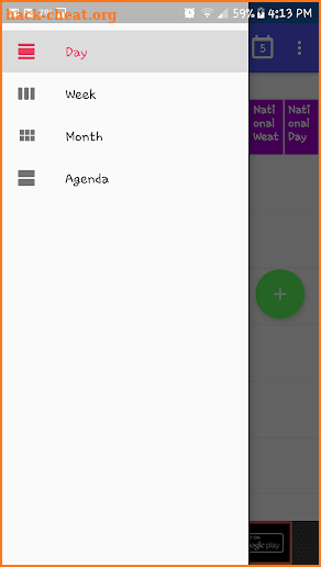 National Day Calendar Reminder screenshot