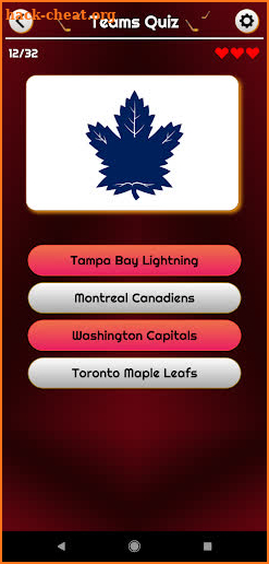 National Hockey League Trivia screenshot