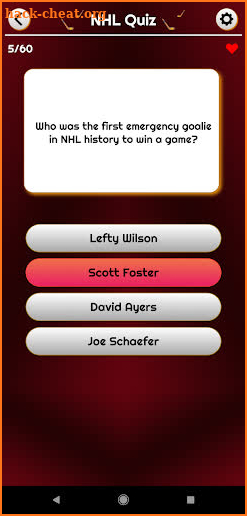 National Hockey League Trivia screenshot