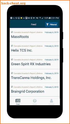 National Institute for Cannabis Investors screenshot