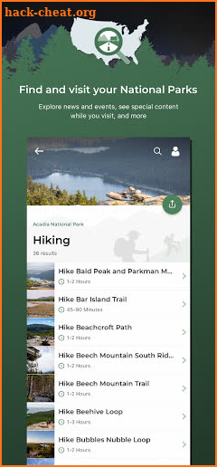 National Park Service screenshot