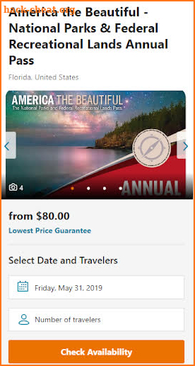 National Parks Annual Pass screenshot