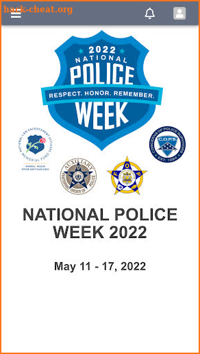 National Police Week 2022 screenshot