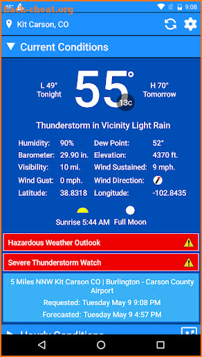 National Weather Offline Service NOW 2019 screenshot