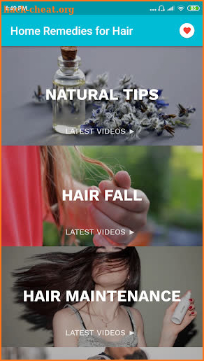 Natural home remedies for hair fall screenshot