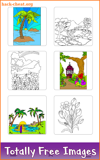 Nature Color by Number - Anti Stress Coloring Book screenshot