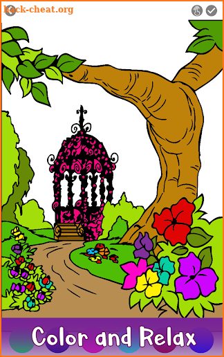 Nature Color by Number - Anti Stress Coloring Book screenshot